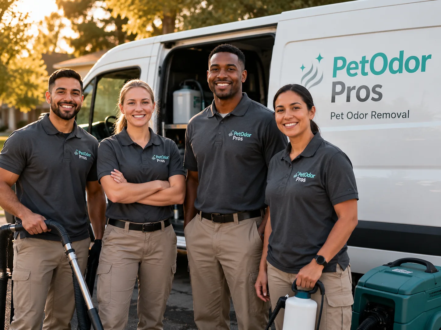 Pet Odor Removal team serving Muse, OK